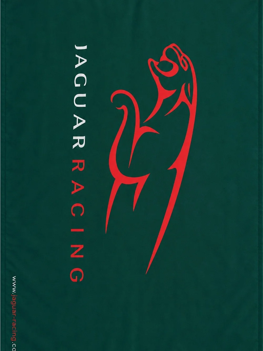 Jaguar Racing Green & Red Flag – 3’ x 5’